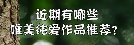 近期有哪些唯美純愛作品推薦？