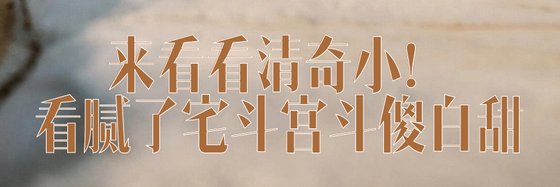 來看看清奇小！看膩了宅鬥宮鬥傻白甜